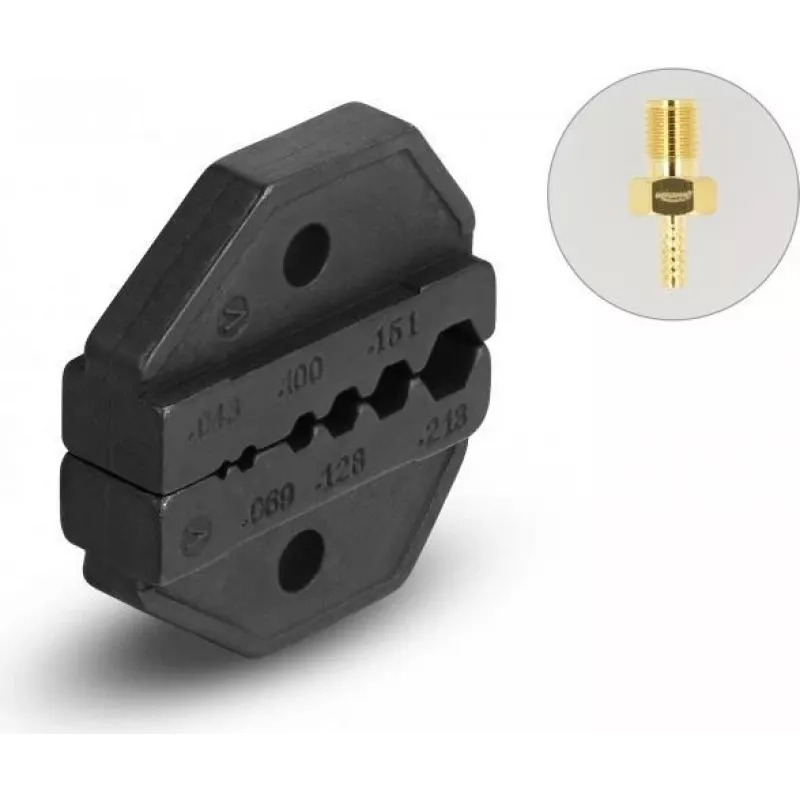 Delock Ratchet VI Press Profile Insert for Crimping Tool (90535)