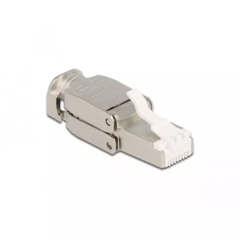Delock RJ45 Connector Cat.6A STP Tool-Free Field Assembly 86927