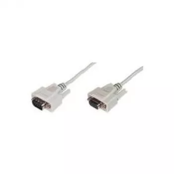 Delock RS-232 Serial Cable D-Sub9 Male to Female 3 m Beige 84289