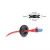 Delock Rubber Cable Grommet Round Ø 38 mm Black, Pack of 10