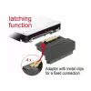 Delock SATA 22 Pin Female to Male Adapter with Latch – Angled Down