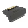 Delock SATA 22 Pin Female to Male Adapter with Latch – Angled Down