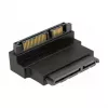 Delock SATA 22 Pin Female to Male Adapter with Latch – Angled Down