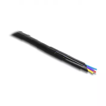 Delock Spiral Cable Wrap 15 mm Diameter 10 m Black