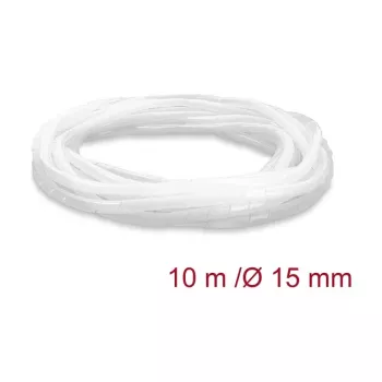 Delock Spiral Cable Wrap 15 mm Diameter 10 m Transparent