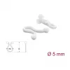 Delock Spiral Cable Wrap 5 mm Transparent, 100 Pieces