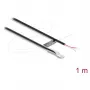 Delock Temperature Sensor Cable M4 NTC 10 kOhm B25/50 3950K 1 m PVC Black