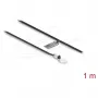 Delock Temperature Sensor Cable M4 with 2 x Open Cable Ends PVC Flat B25/50 3950K 1 m