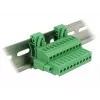 DELOCK Terminal Block Set for DIN Rail 10 Pin with Screw Locking