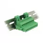 DELOCK Terminal Block Set for DIN Rail 10 Pin with Screw Locking