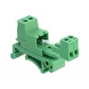 DELOCK Terminal Block Set for DIN Rail 2 Pin Pitch 5.08 mm Angled