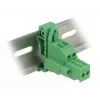 DeLOCK Terminal Block Set for DIN Rail 2-Pin with Screw Locking