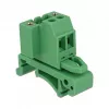 DeLOCK Terminal Block Set for DIN Rail 2-Pin with Screw Locking