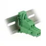 DeLOCK Terminal Block Set for DIN Rail 2-Pin with Screw Locking