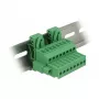 Delock Terminal Block Set for DIN Rail 8-Pin with Screw Lock