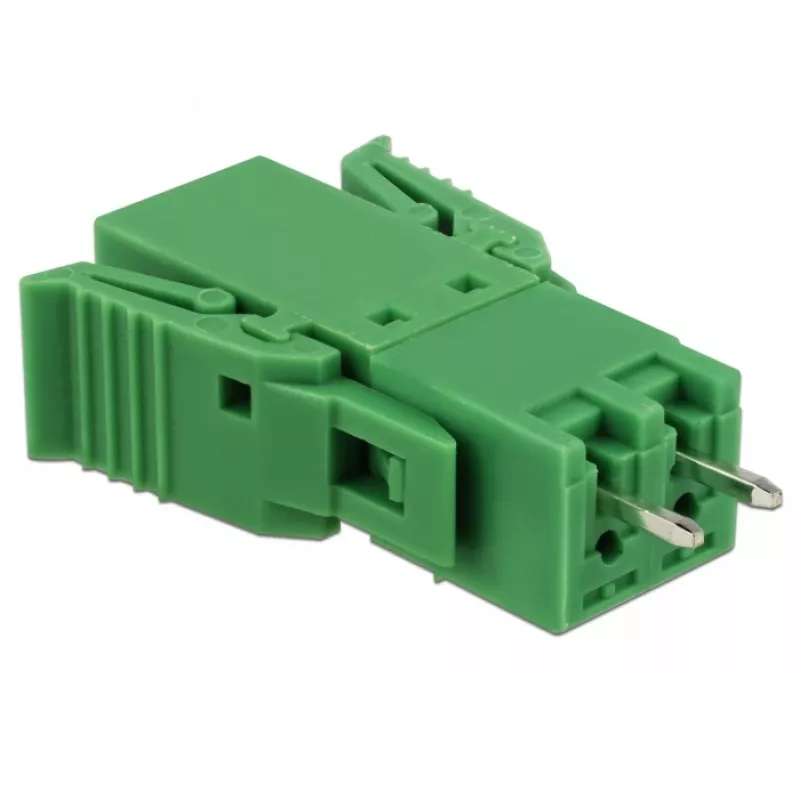 Delock Terminal Block Set for PCB 2 Pin 3.81 mm Pitch Vertical (65968)