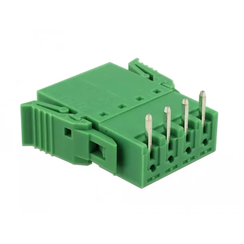 Delock Terminal Block Set for PCB 4 Pin 3.81 mm Pitch Horizontal (65954)