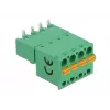 Delock Terminal Block Set for PCB 4 Pin 5.08 mm Pitch Horizontal 66506