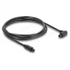 Delock TOSLINK Digital Optical Audio Cable, 90° Angled to Straight, 1.5 m, 4 mm, Black