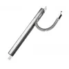 DELTA ATLO-KPS-21X262/SHEEL-S Flush-Mount Cable Grommet with Brush Seal, Anodized Silver, 262 mm