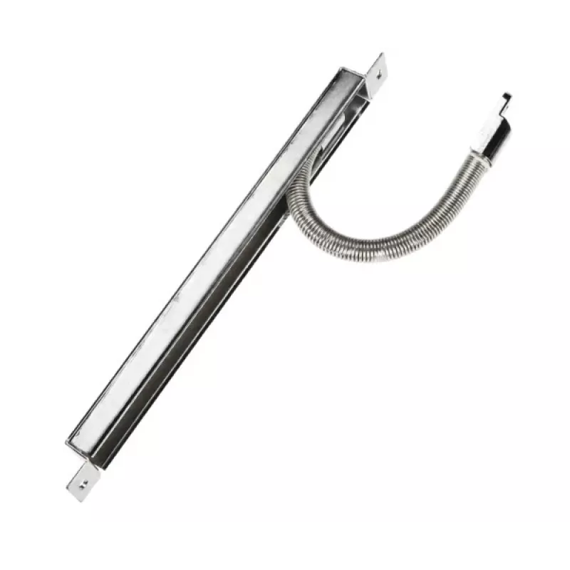 DELTA ATLO-KPS-21X262/SHEEL-S Flush-Mount Cable Grommet with Brush Seal, Anodized Silver, 262 mm