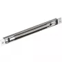 DELTA ATLO-KPS-21X262/SHEEL-S Flush-Mount Cable Grommet with Brush Seal, Anodized Silver, 262 mm