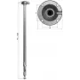 DELTA BR-60X120 Telescopic Ceiling Mount for CCTV Cameras, 710–1220 mm, White