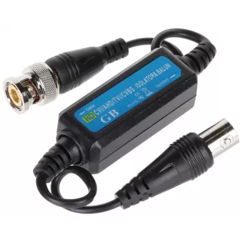 DELTA D-SEP/HD Video Ground Loop Isolator for AHD/HD-CVI/HD-TVI/CVBS, BNC, 75 Ohm, 4K