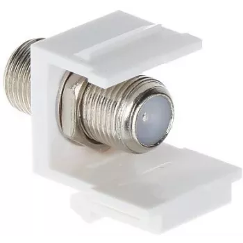 DELTA FX-F1 Fibre Optic Keystone Module, SC Simplex/LC Duplex Adapter, White