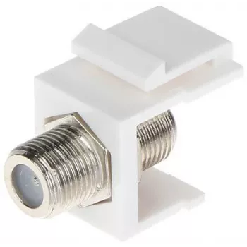 DELTA FX-F1 Fibre Optic Keystone Module, SC Simplex/LC Duplex Adapter, White