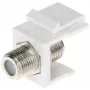 DELTA FX-F1 Fibre Optic Keystone Module, SC Simplex/LC Duplex Adapter, White