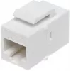 DELTA FX-RJ45-G/RJ45-G/6 Shielded Cat6 Keystone Jack, Tool-less, Gold Contacts