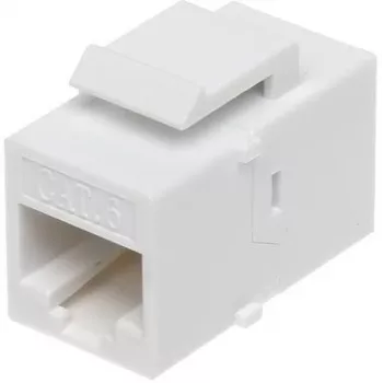 DELTA FX-RJ45-G/RJ45-G/6 Shielded Cat6 Keystone Jack, Tool-less, Gold Contacts
