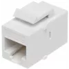 DELTA Keystone Module FX-RJ45-G/RJ45-G Cat.6 UTP RJ45 Female to RJ45 Female Coupler, Grey