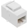 DELTA Keystone Module FX-RJ45-G/RJ45-G Cat.6 UTP RJ45 Female to RJ45 Female Coupler, Grey