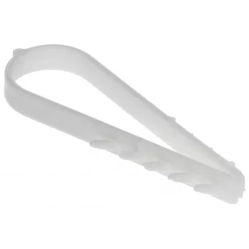 DELTA Masonry Round Cable Clip 6-10 mm 50 pcs White