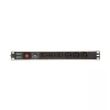DELTA PD-6/R-SPD-1L Power Strip with Surge Protection, 6 Type E Outlets, 230V/10A, 1.5m Cable, Black
