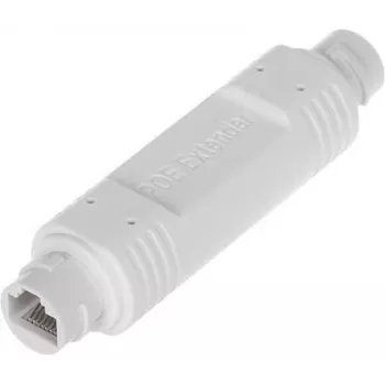 DELTA SPT-POE/1-POE-OUTDOOR-V2 Outdoor PoE Extender for IP Cameras, IEEE 802.3af/at, 30W, IP67