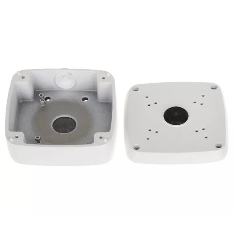 DELTA STG-PFA121 Junction Box Wall Mount Bracket for Dahua Dome Cameras, White, IP66, Aluminum