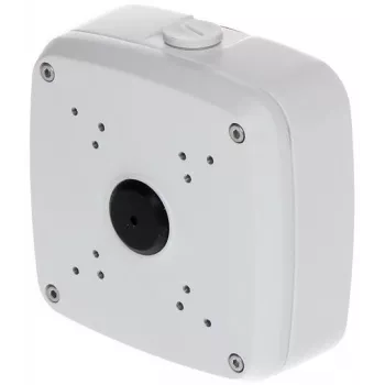 DELTA STG-PFA121 Junction Box Wall Mount Bracket for Dahua Dome Cameras, White, IP66, Aluminum