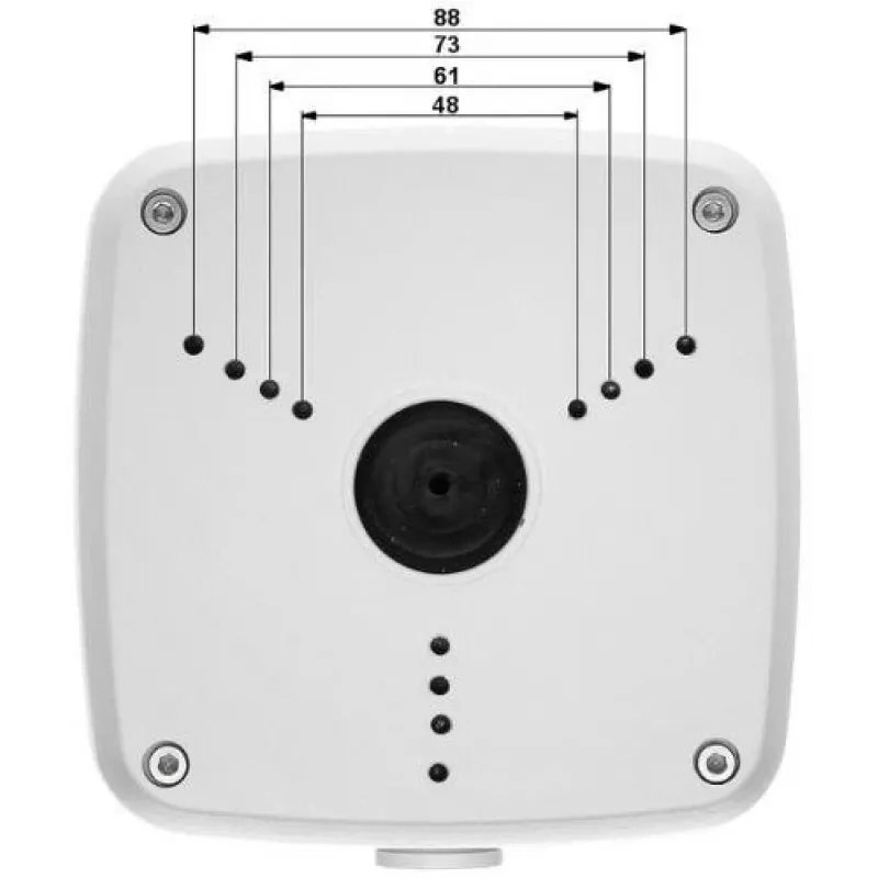 DELTA STG-PFA122 Wall/Ceiling Camera Mount - IP66 - White