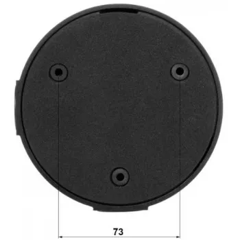 DELTA STG-PFA130-E Junction Box for Dahua Dome Cameras, Wall/Ceiling Mount, Aluminium, Black STG-PFA130-E(BLACK)