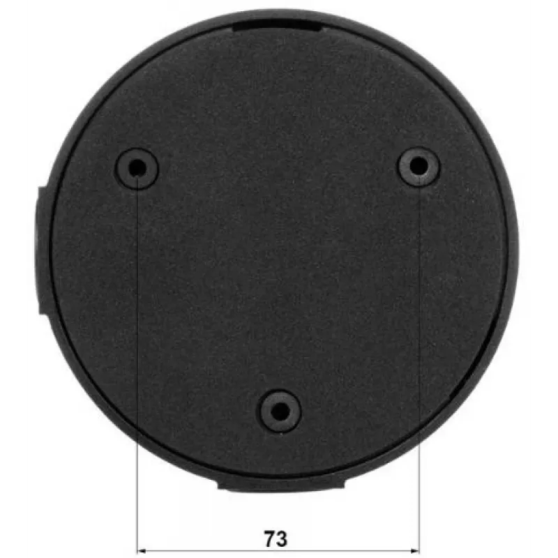 DELTA STG-PFA130-E Junction Box for Dahua Dome Cameras, Wall/Ceiling Mount, Aluminium, Black STG-PFA130-E(BLACK)