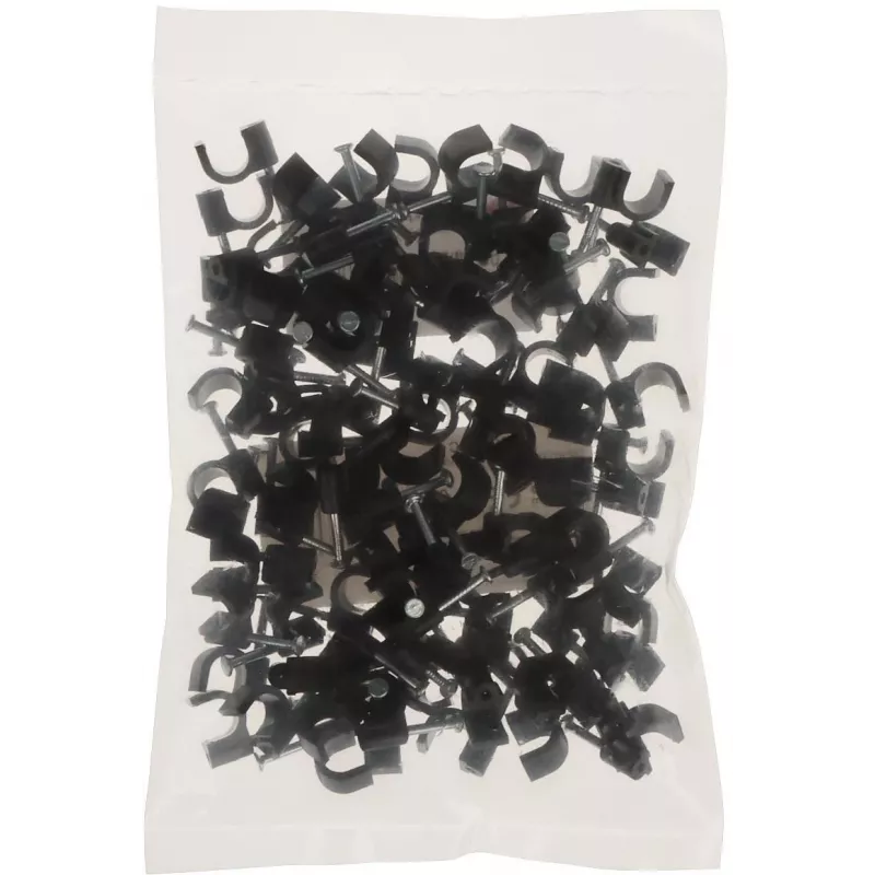 DELTA TRZ-7/100/B Cable Clamp Black 100 pcs