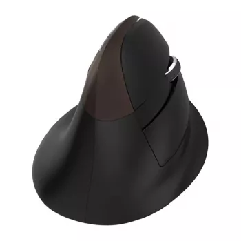 Delux M618 Mini Gold Ergonomic Mouse - 2.4G / Bluetooth 5.0 / USB-C, 4000 DPI, Right-Handed Vertical