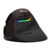 Delux M618 Mini Gold Ergonomic Mouse - 2.4G / Bluetooth 5.0 / USB-C, 4000 DPI, Right-Handed Vertical