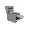 DEMARTA VIRGINIO Florida Grey Geriatric Standing Chair – Electric Lift Recliner with Single Motor, Fabric Upholstery, 130 kg Capacity