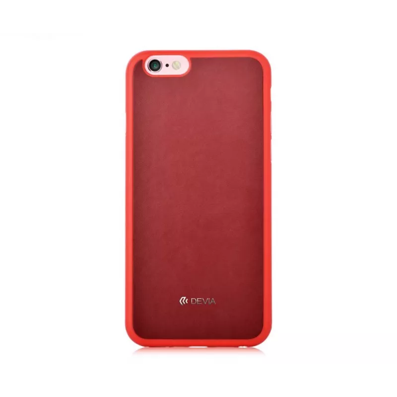 Devia Apple iPhone 6/6s Jelly Slim Leather Wine Red Back Cover