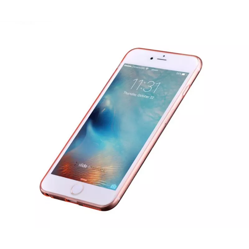 Devia Apple iPhone 6/6s Naked Transparent Rose Gold Back Cover