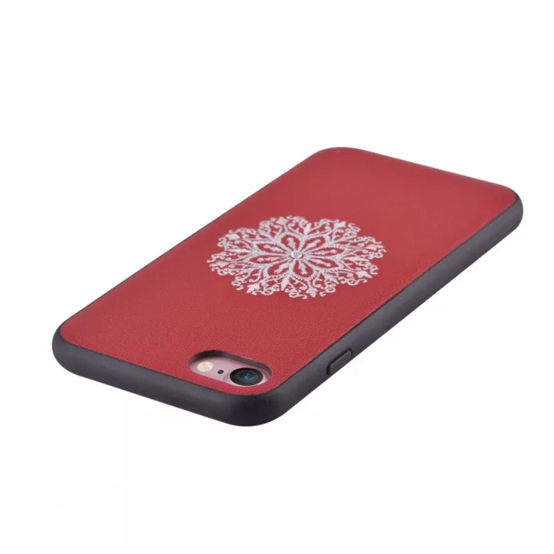 Devia Apple iPhone 7/8 Flower Embroidery Case Red